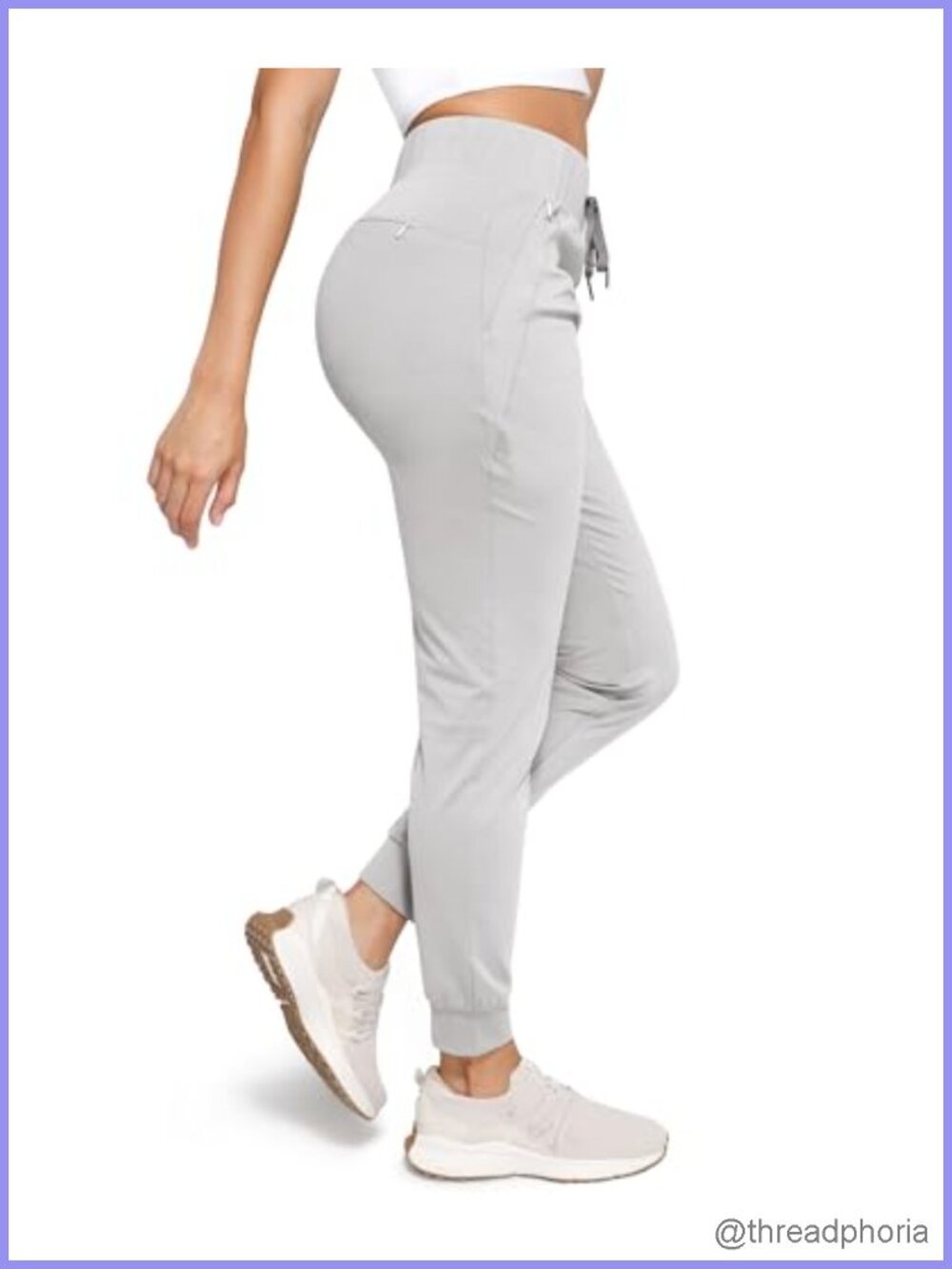 Womens Joggers with Pockets Ultra Soft Tapered Leg Running Pants